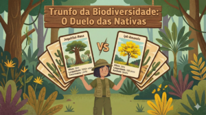 Jogo trunfo da biodiversidade: o duelo das nativas